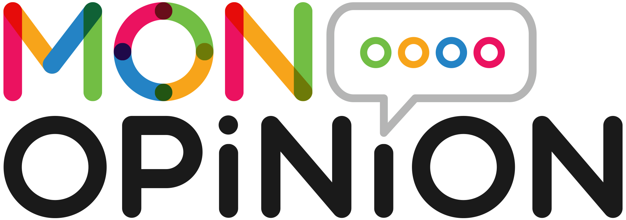 Logo MonOpinion : plateforme de participation citoyenne