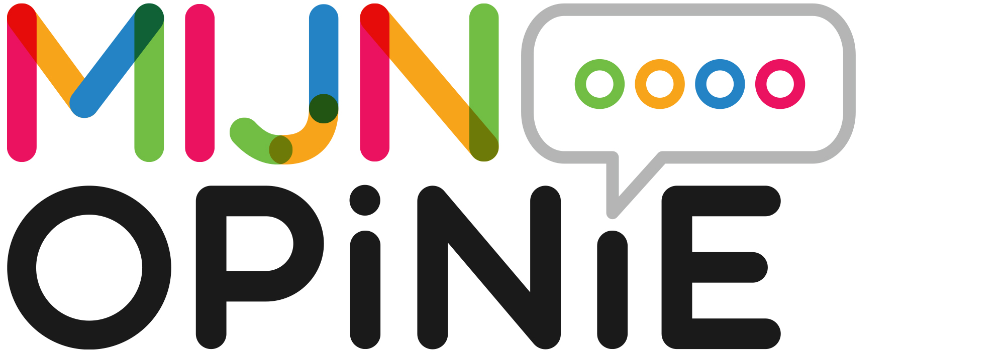 Logo MijnOpinie: platform voor burgerparticipatie